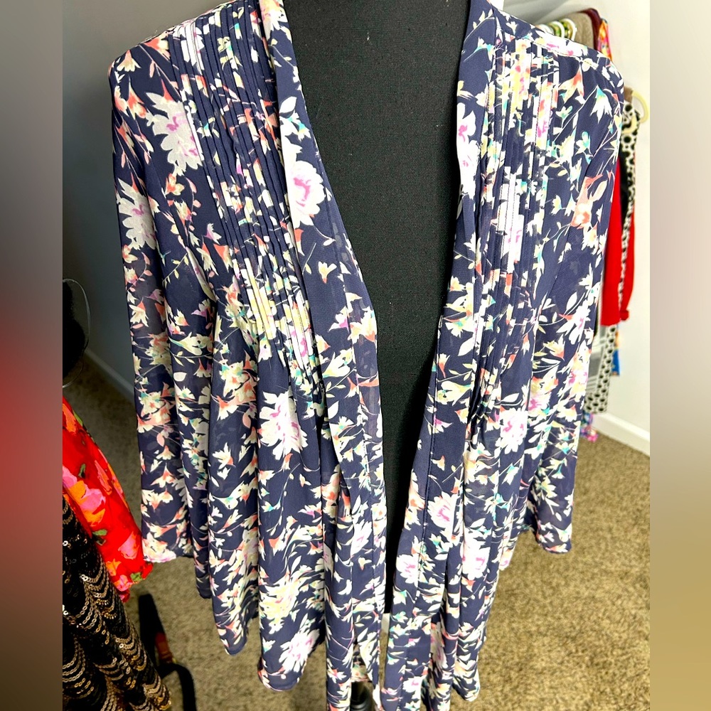 Lauren Conrad cardigan blouse large - Picture 1 of 9